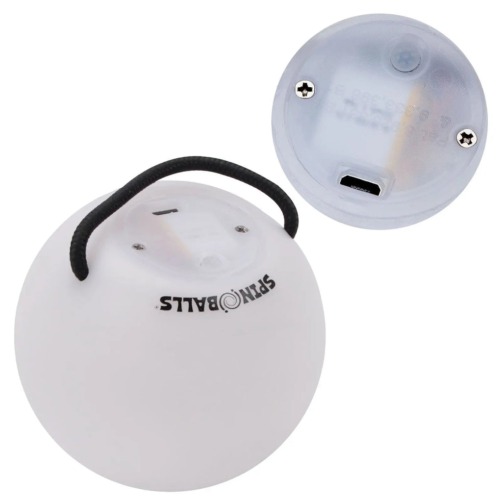 Spinballs Glow. 0 LED Rechargeable Poi Set P8