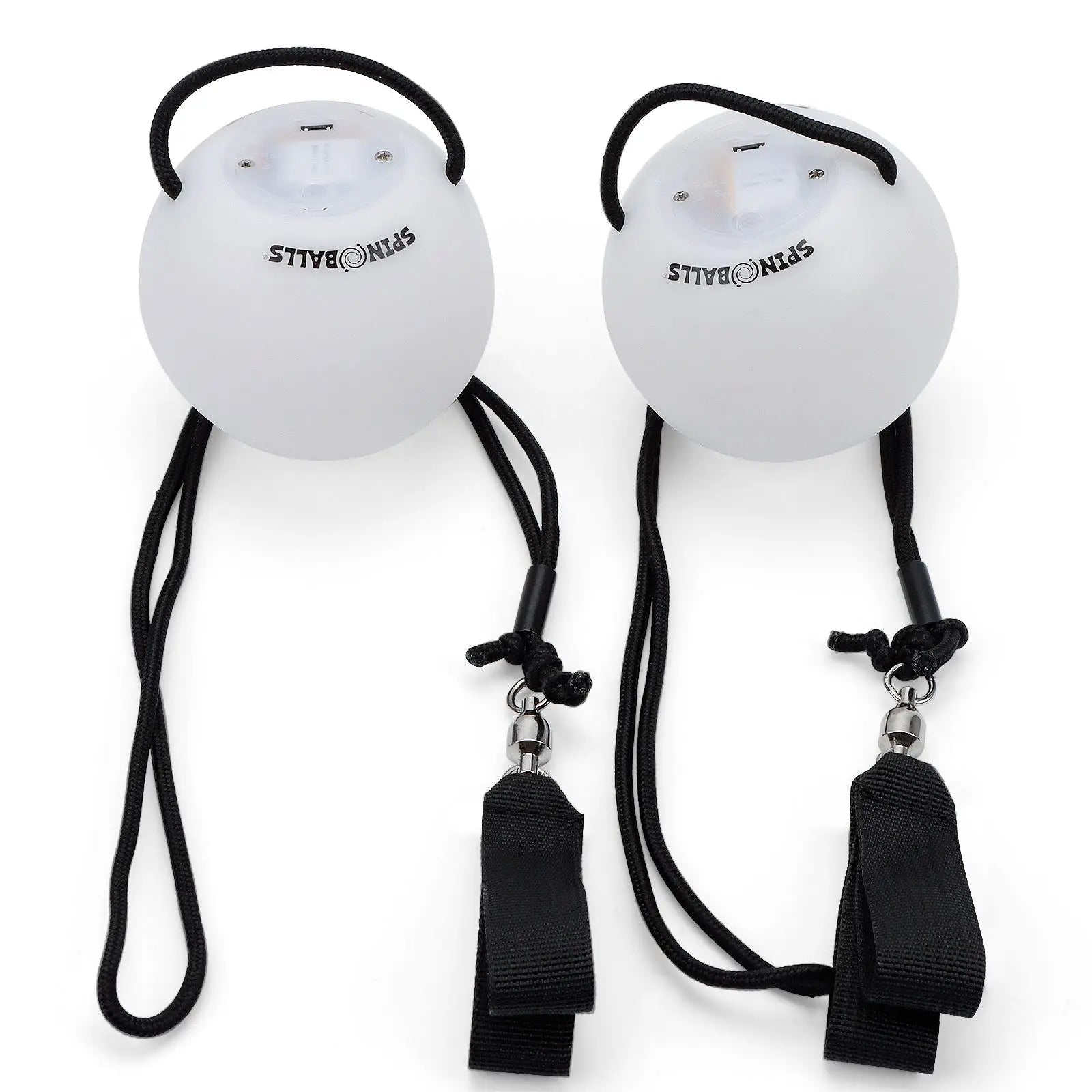 Spinballs Glow. 0 LED Rechargeable Poi Set P8