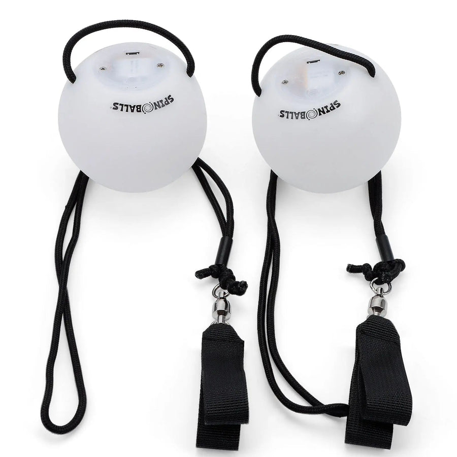 Spinballs Glow. 0 LED Rechargeable Poi Set P8