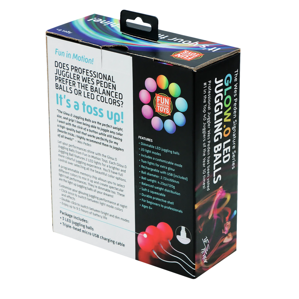 Wes Peden Glow.0 Juggling Balls L7